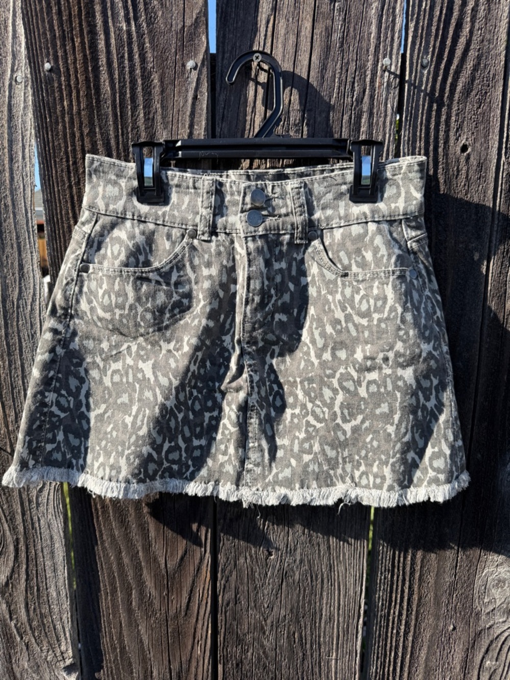 Leopard Mini Skirt